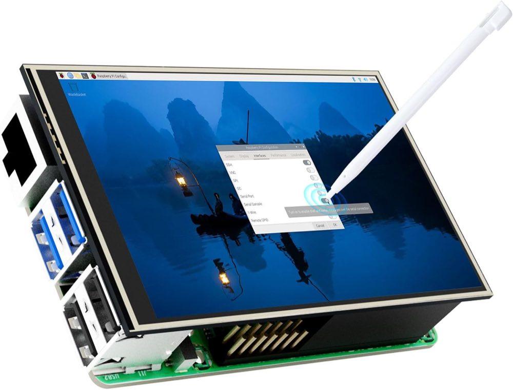 3,5" SPI-Touch mit Stift