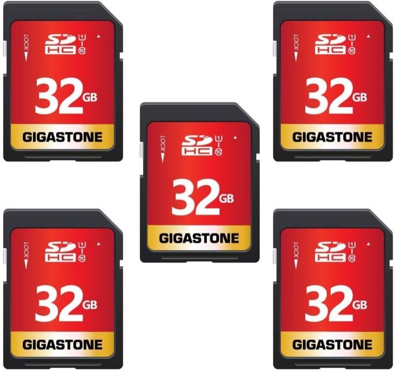 Gigastone SDHC 32 GB, 5er-Pack
