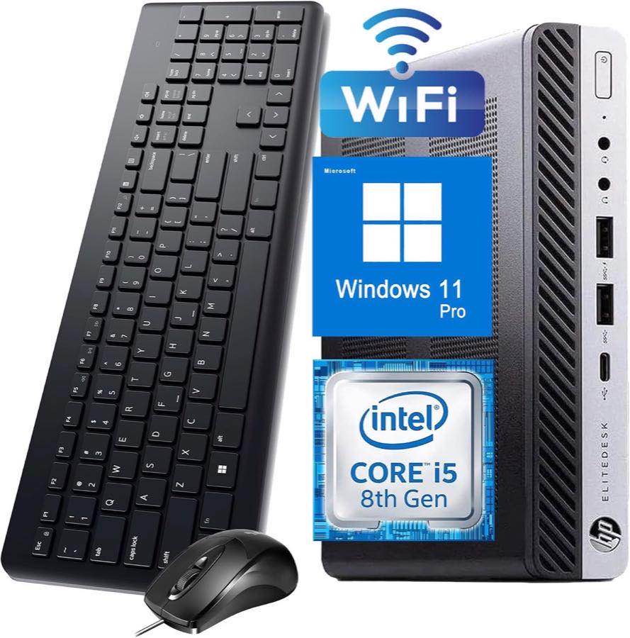HP HP EliteDesk 800 G4 Mini, Core i5-8500, generalüberholt