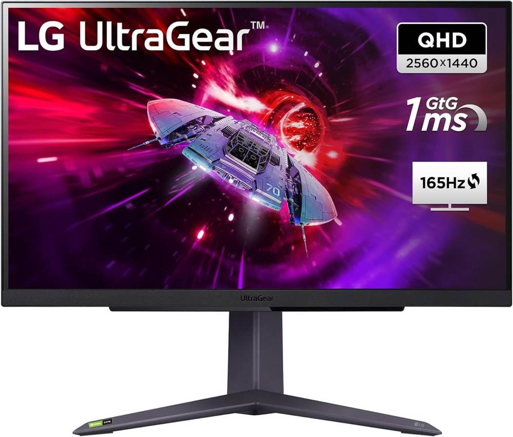 LG LG 27GR75Q-B UltraGear, 27 Zoll, 165 Hz - Produktbild