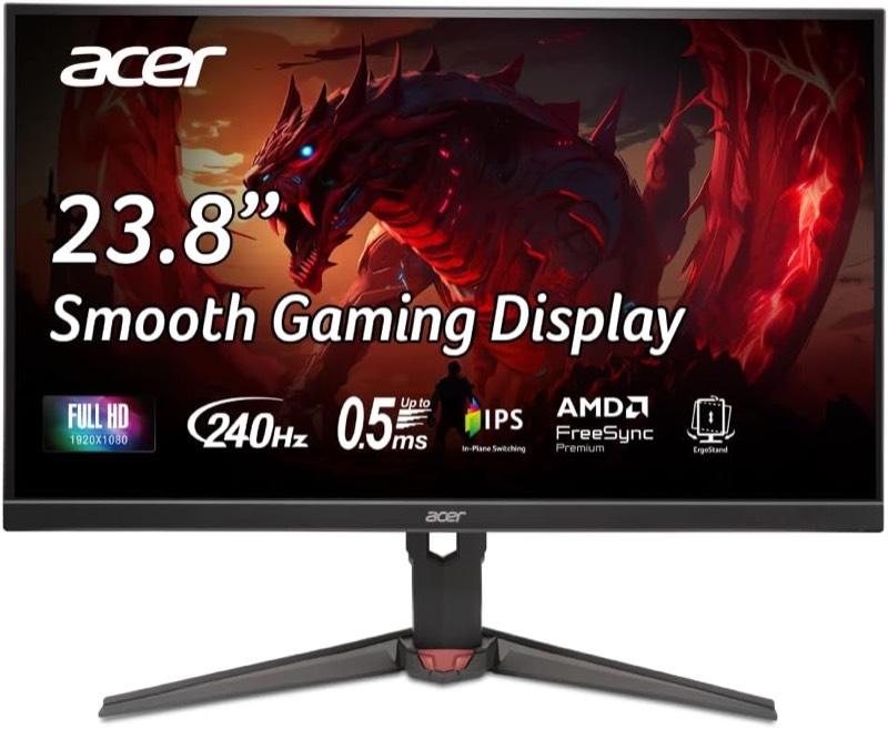 Acer Nitro XV240YW3 Gaming Monitor 24 Zoll (60,5 cm) Full HD 240Hz