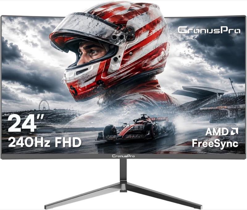 24 Zoll Curved Gaming Monitor 240 Hz VA