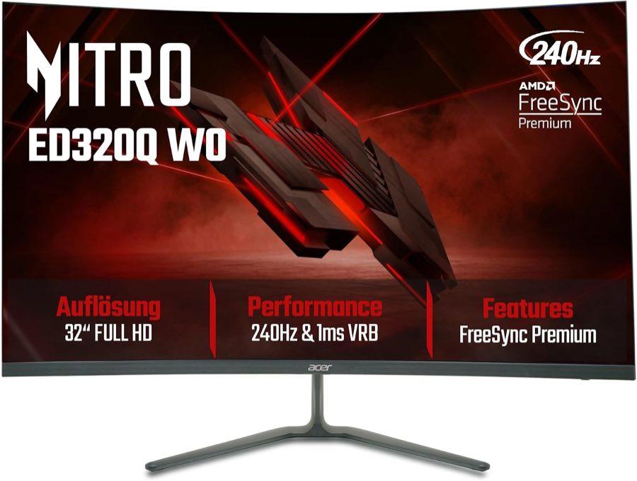 Acer Nitro ED320QW0, 31,5 Zoll, Full HD, 240 Hz