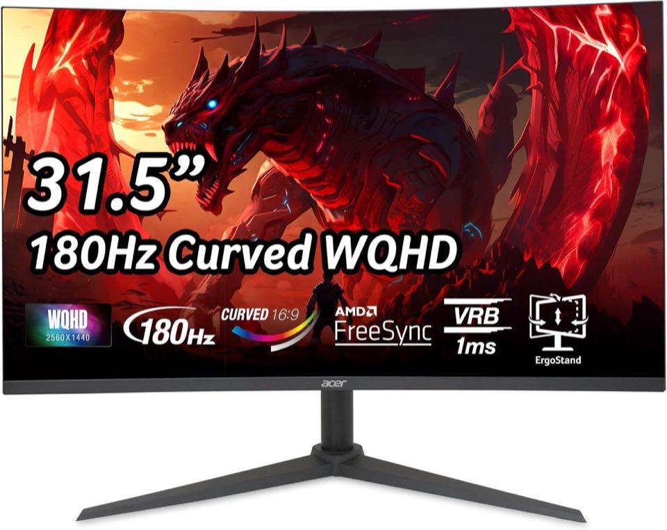Acer Acer Nitro XZ322QU V3, 32 Zoll, WQHD, Curved