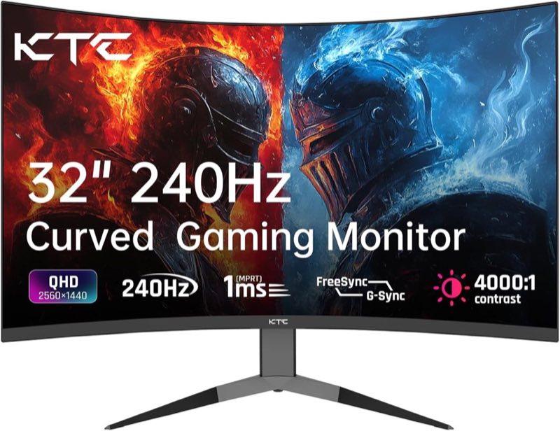KTC KTC 32 Zoll Curved 1000R, WQHD, 240 Hz - Produktbild