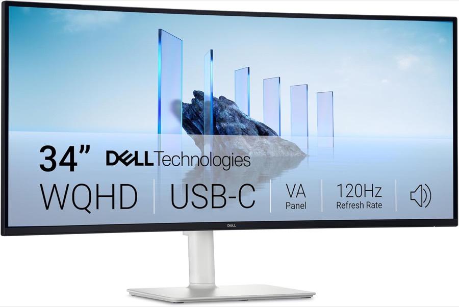 Dell Dell 34 Plus USB-C S3425DW, WQHD, gebogen, 120 Hz - Produktbild