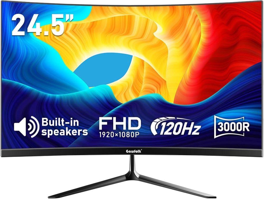 Gawfolk 24,5 Zoll Curved Monitor
