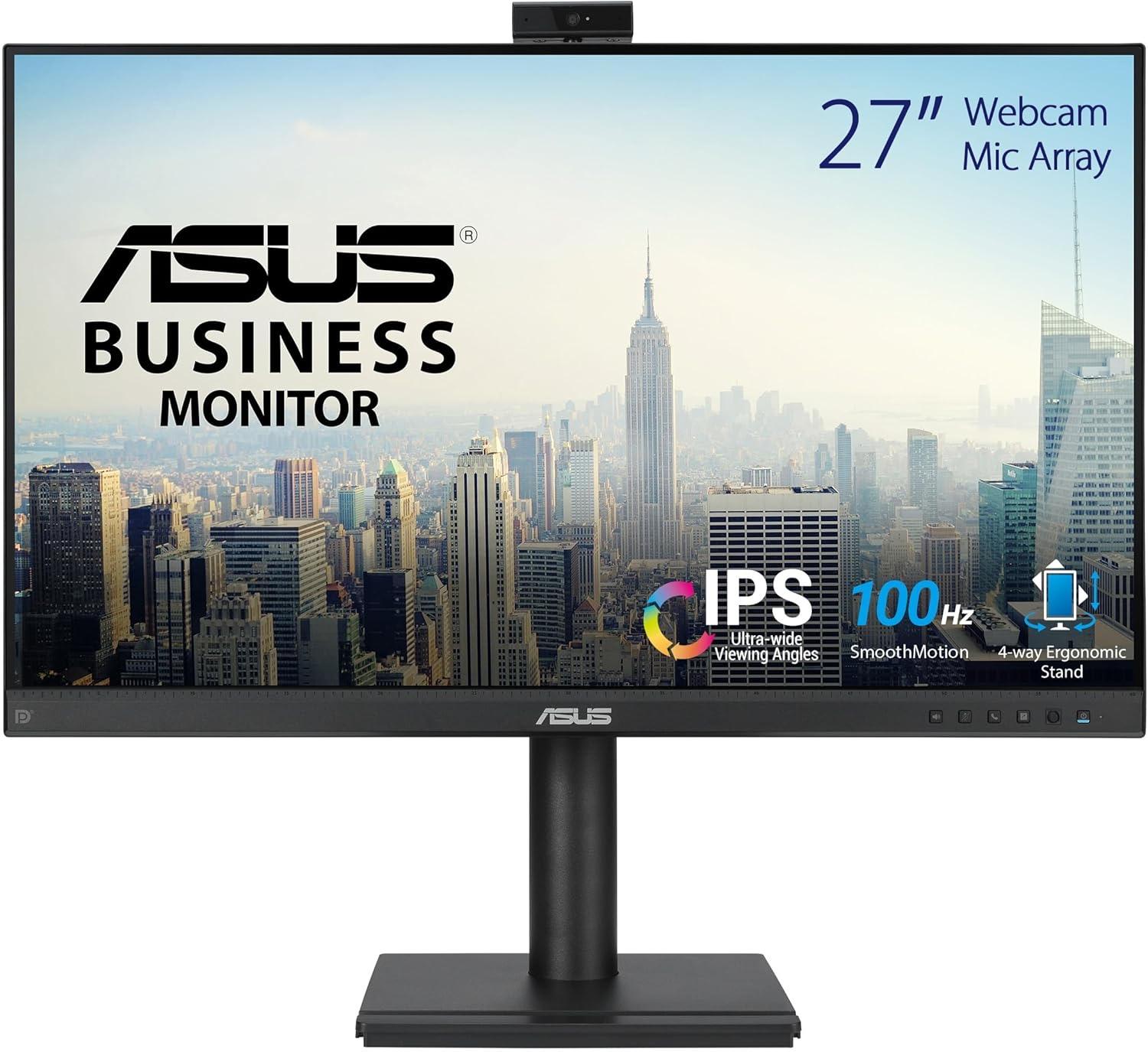 ASUS BE279QFK 27 Zoll 100 Hz FHD IPS Webcam-Videokonferenz-Monitor
