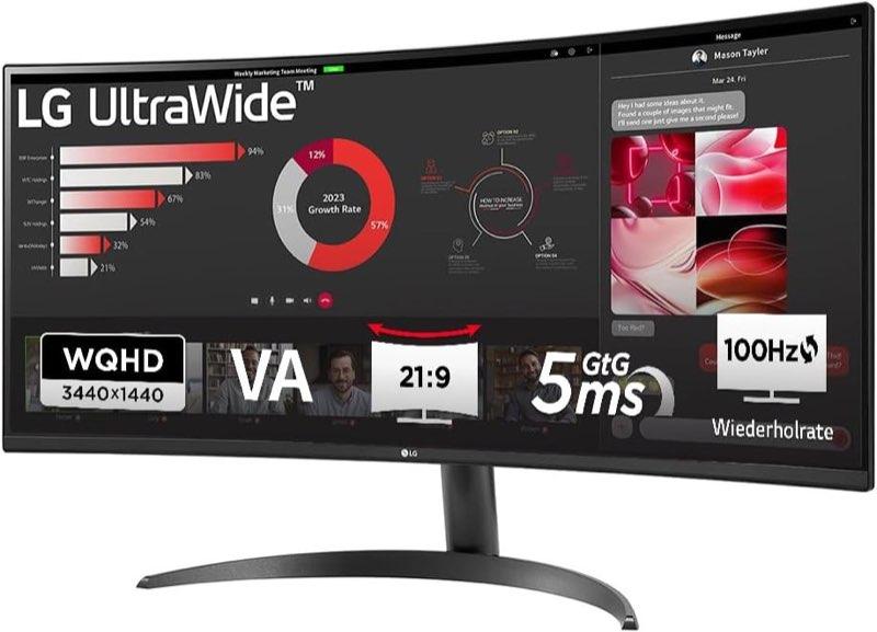 LG LG 34WR50QK-B - Produktbild