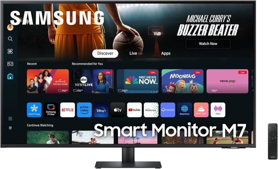 Samsung Smart Monitor M70D (LS43DM702UUXEN), 43 Zoll