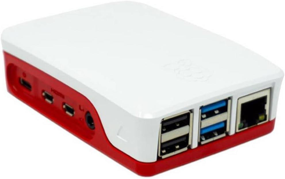 Raspberry Pi Gehäuse für Raspberry Pi 4 (Rot/Weiß)