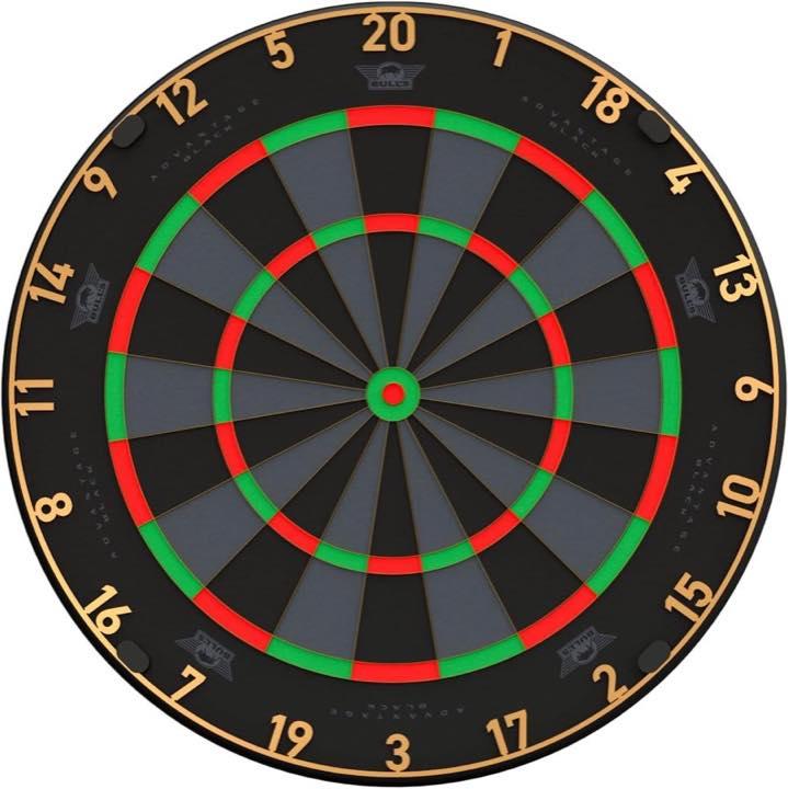 Testsieger Bull's Advantage Black Sisal-Dartscheibe
