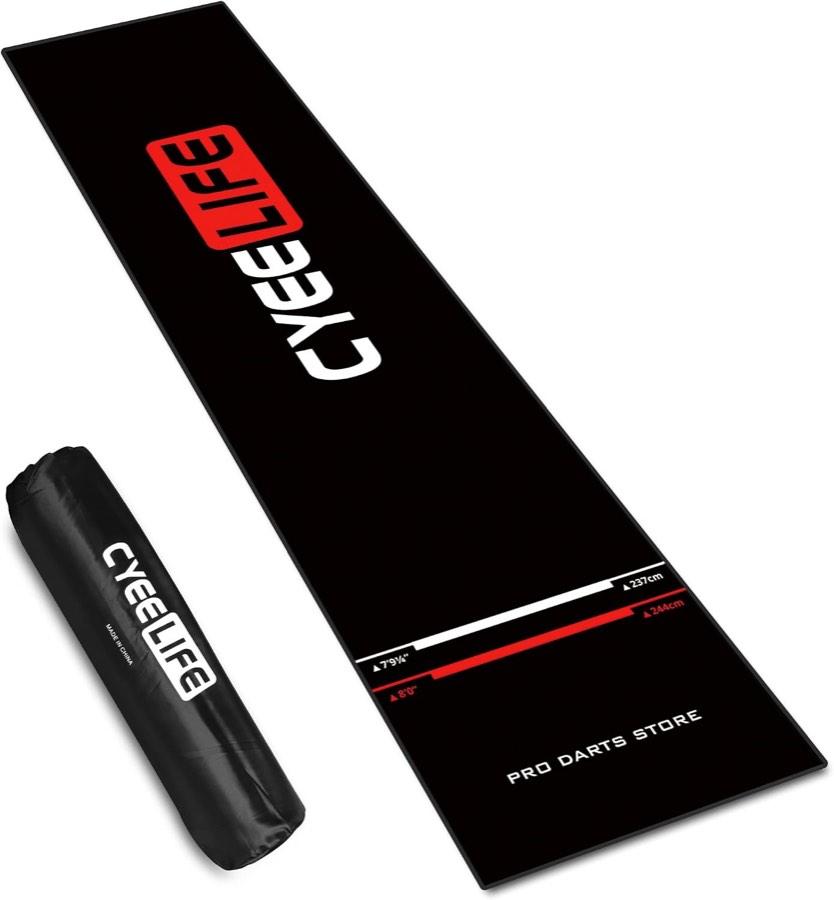 CyeeLife Dartteppich 295 cm mit Aufbewahrungsbeutel