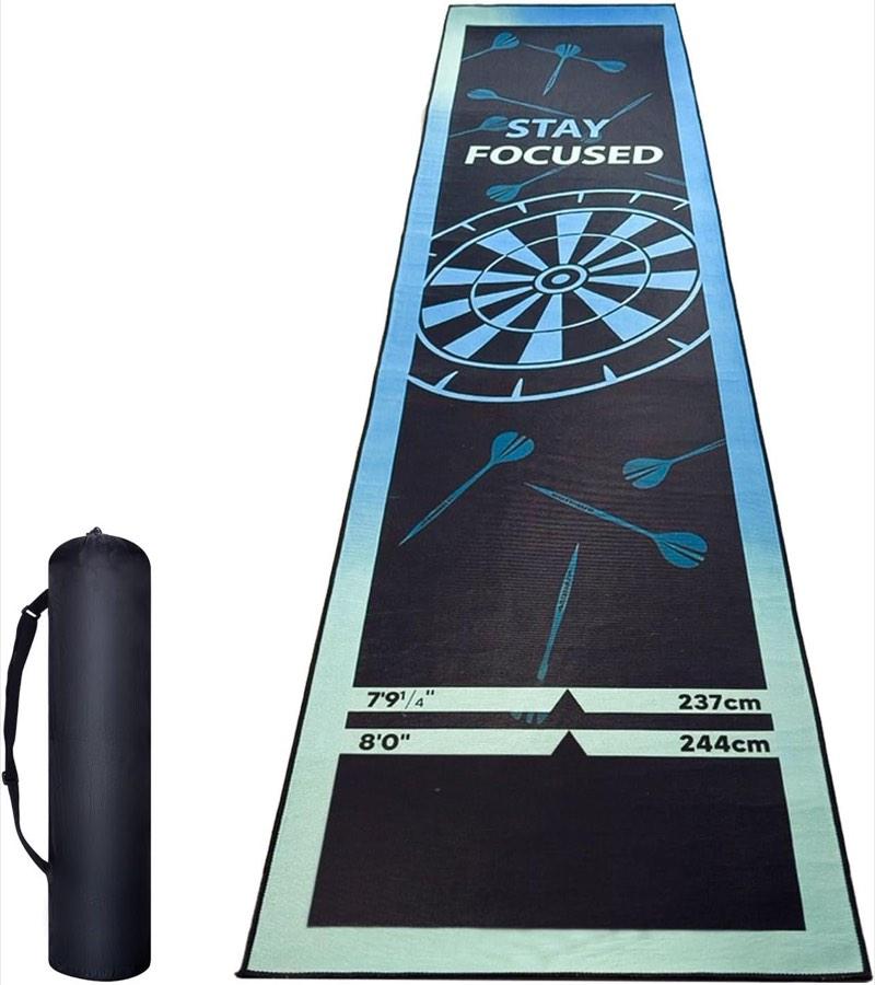 Novelfun Dartmatte 60 x 275 cm mit Aufbewahrungsbeutel