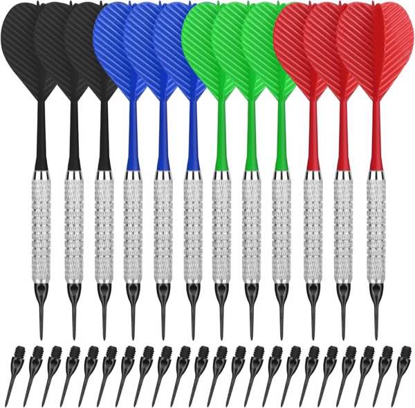 CyeeLife 12 Soft-Darts mit 100 Spitzen
