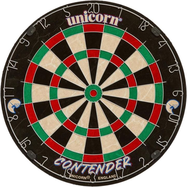 Unicorn Unicorn Easy Score Dartscheibe, Contender Anfänger-Trainer