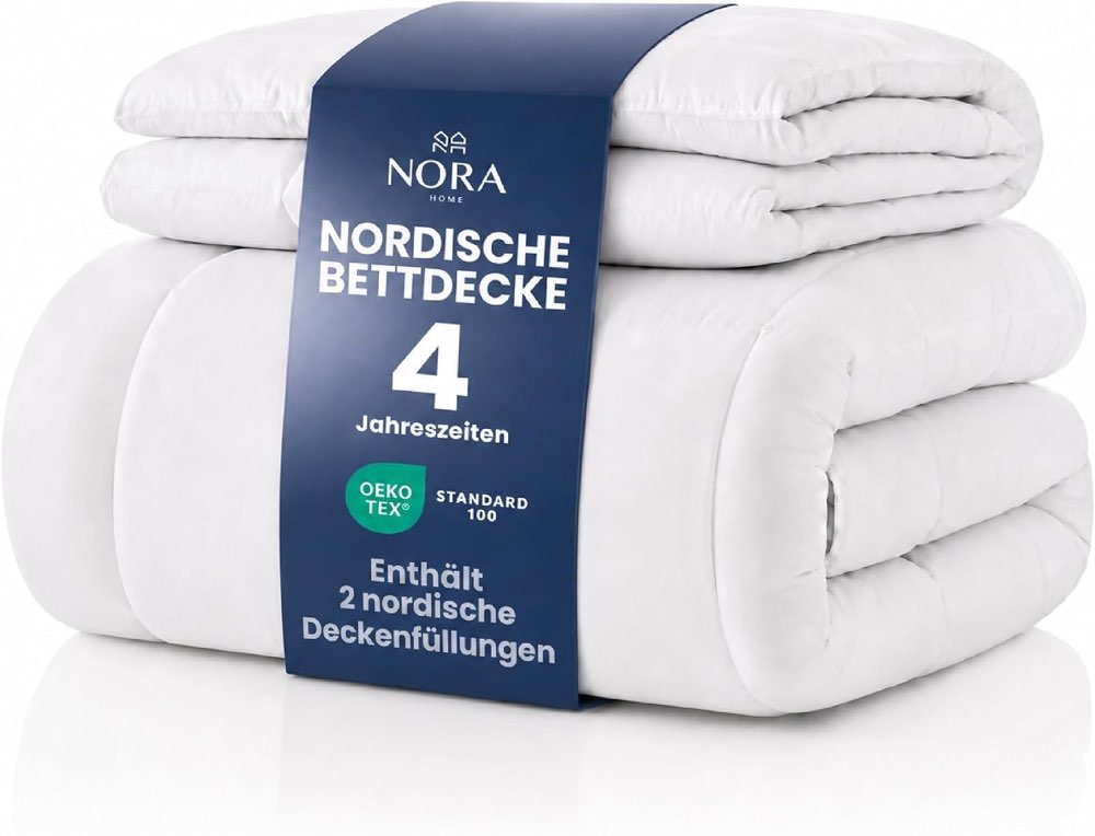NORA HOME NORA HOME 4-Jahreszeiten-Bettdecke 155×220