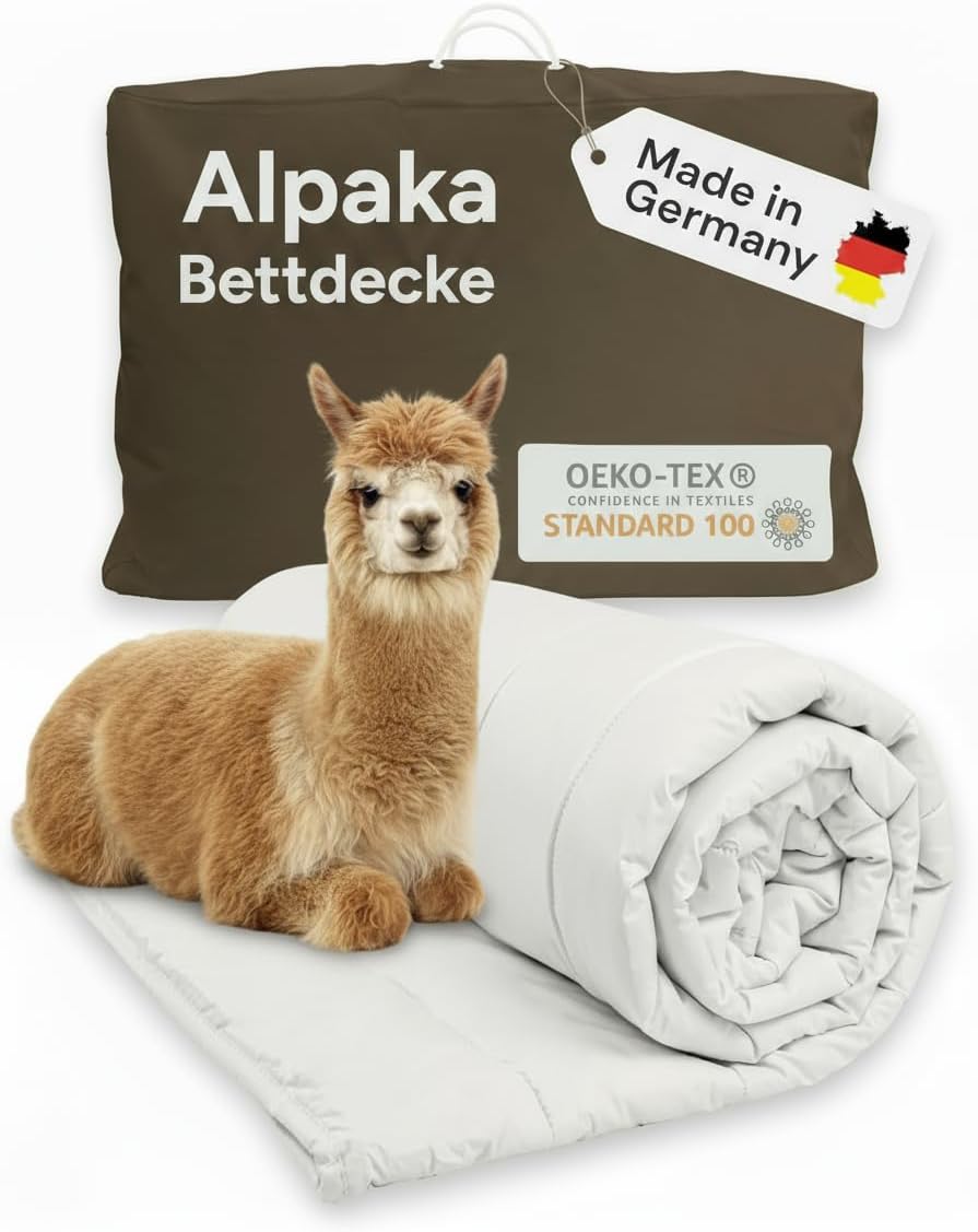 Alpaka Store Alpaka-Bettdecke 135 × 200 cm Ganzjahr