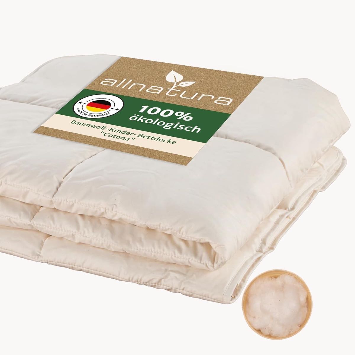 allnatura Cotona Duo Kinder 100×135