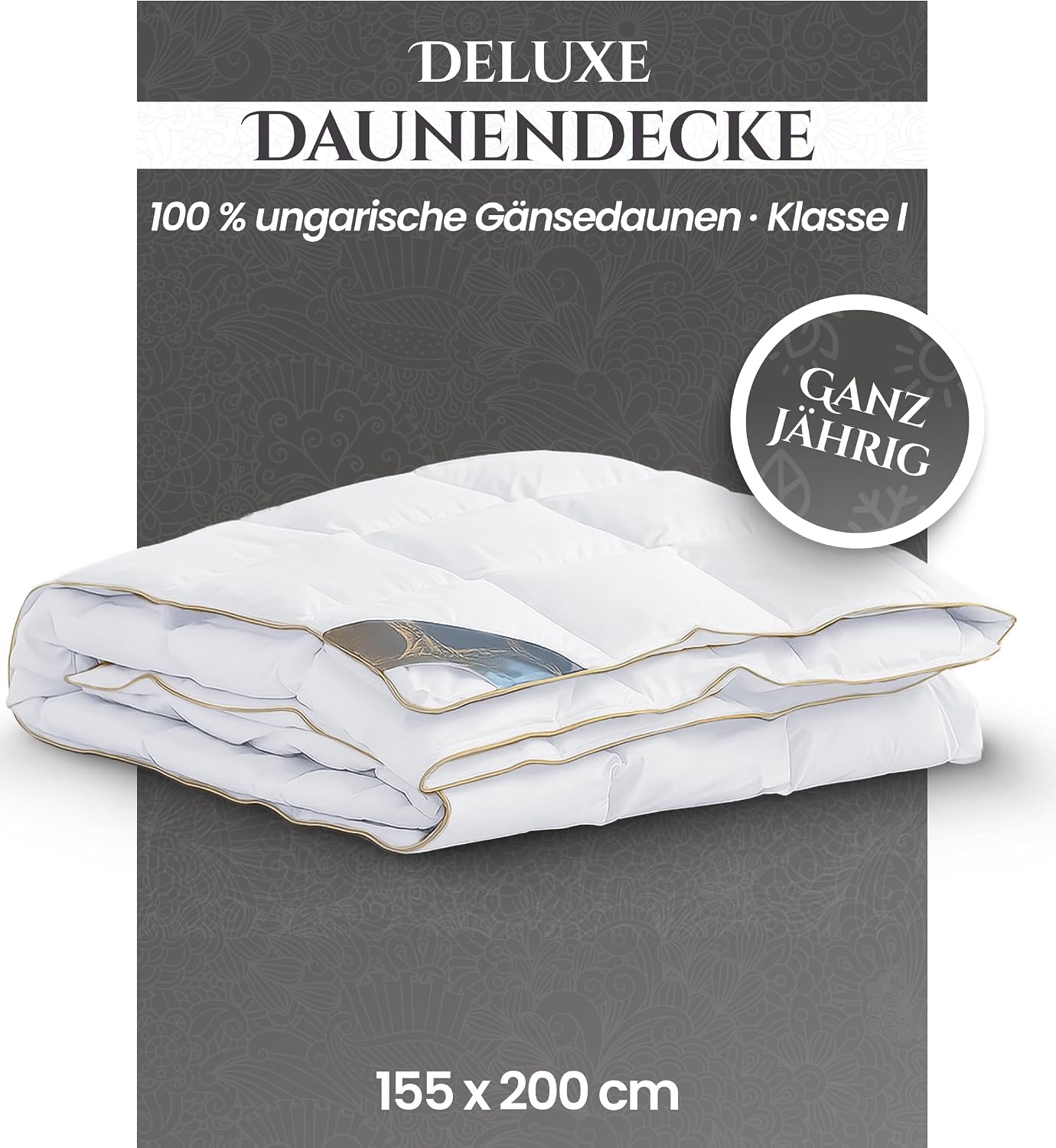Aura Luxury Daunendecke 155×200