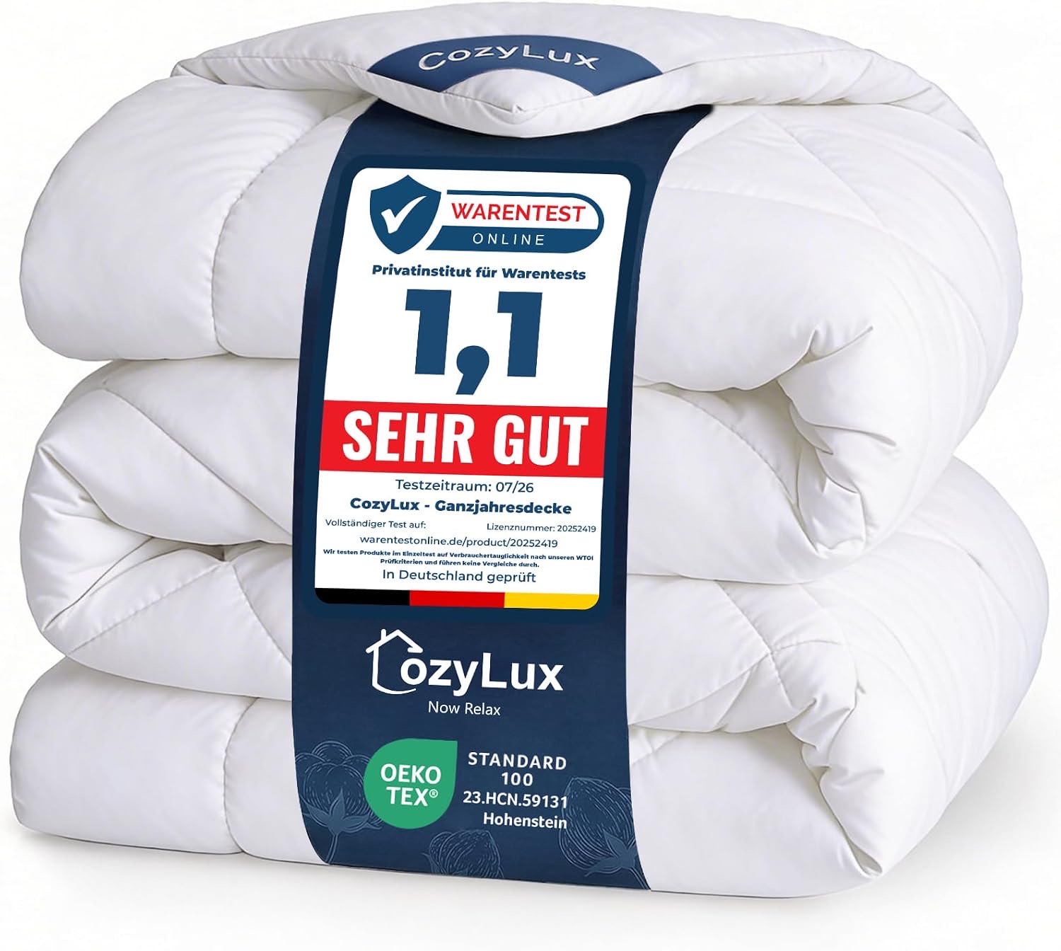 CozyLux CozyLux 4-Jahreszeiten-Bettdecke 200×220