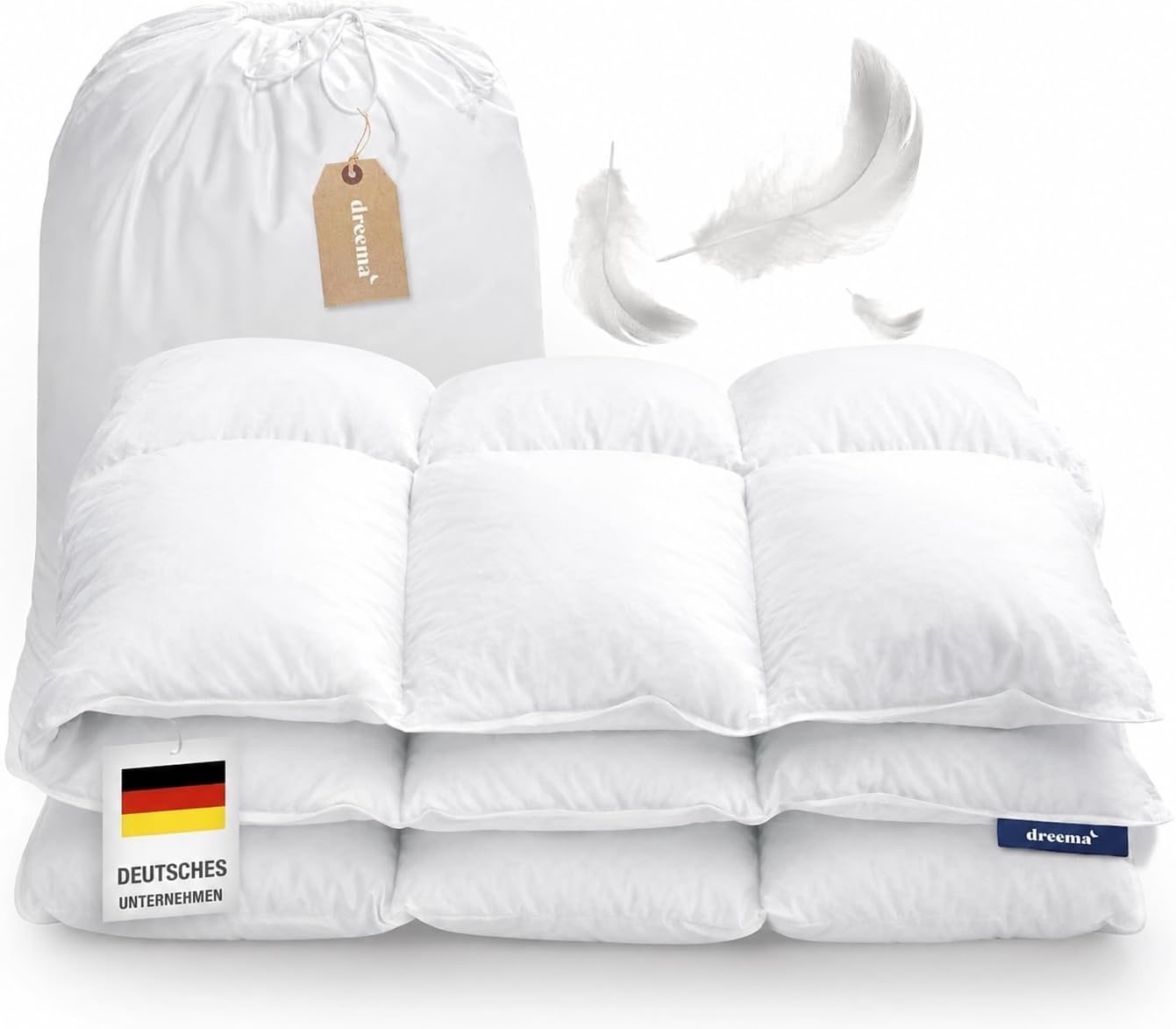 DREEMA Feder- und Daunendecke 200×220