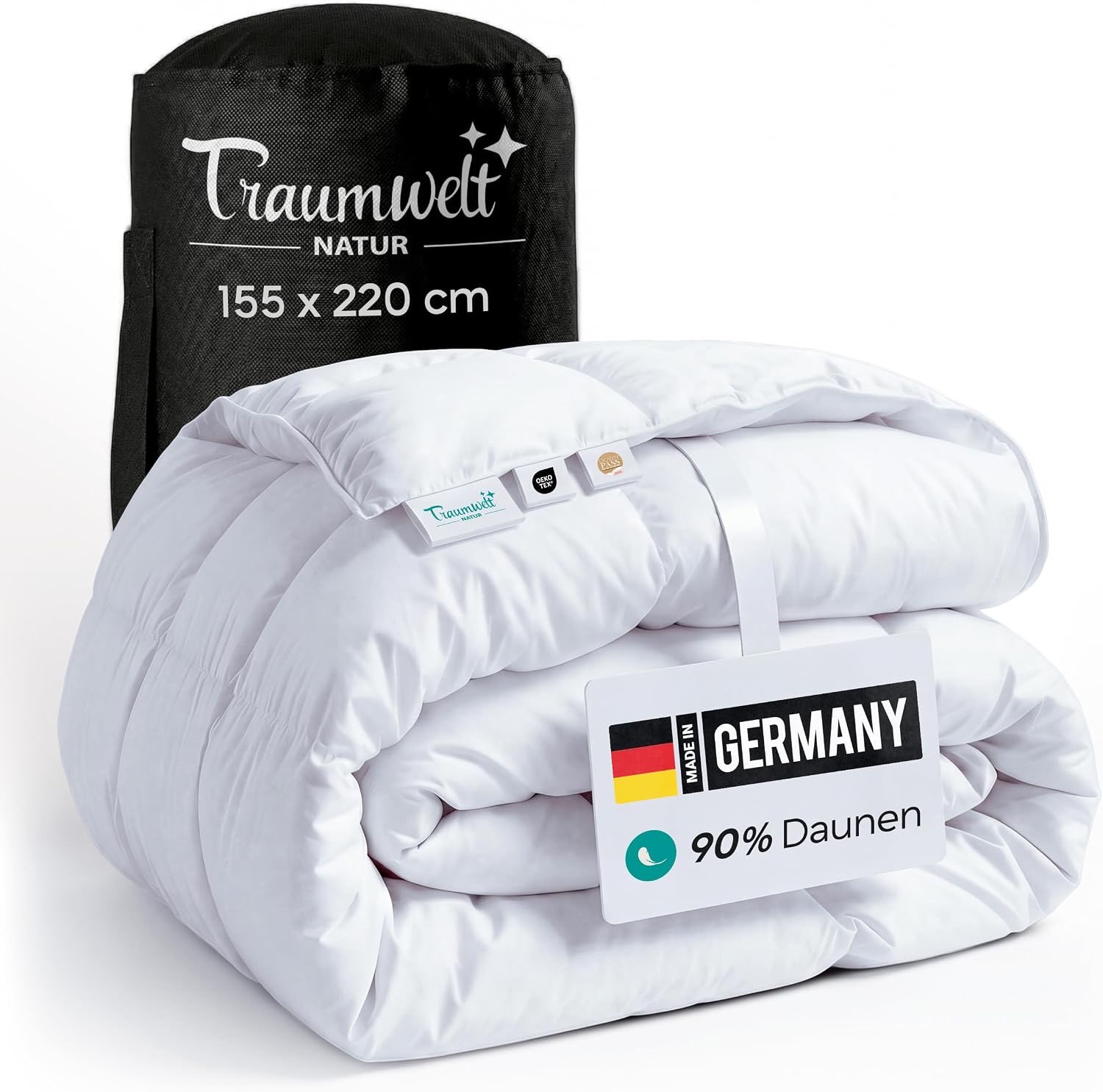 Traumwelt Daunendecke 155×220