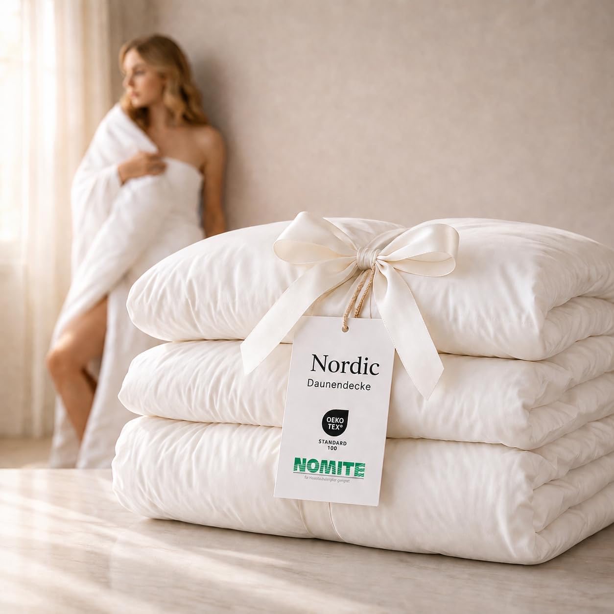 QUQON Nordic Daunendecke 140×200