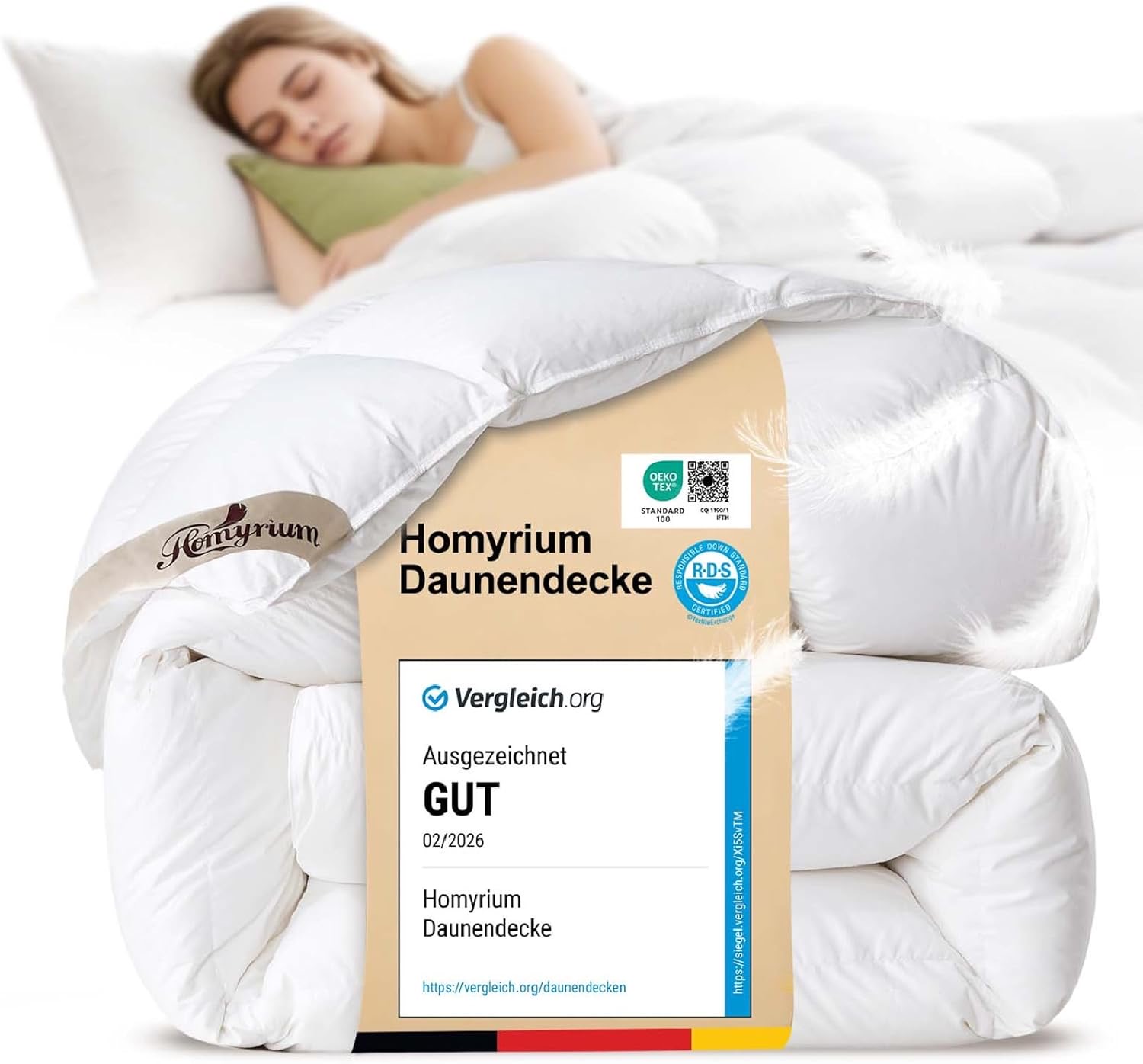 Homyrium Homyrium Daunendecke 200×220 Winter