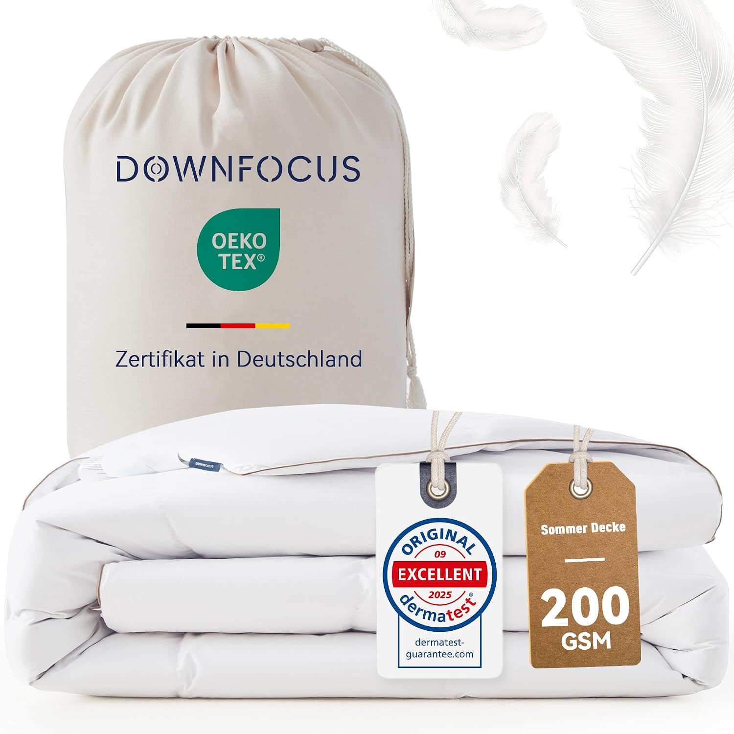 DOWNFOCUS leichte Decke 220×240