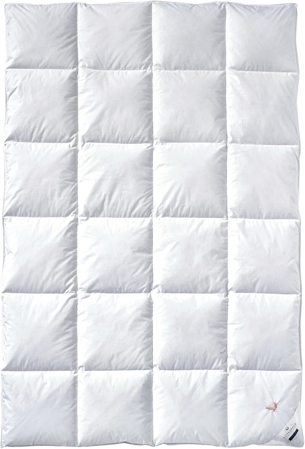 Billerbeck Daunendecke - E04 Gold Edition - Bettdecke für den Sommer - 135 x 200 cm Decke mit echten Daunen - Wärmestufe Sommerleicht