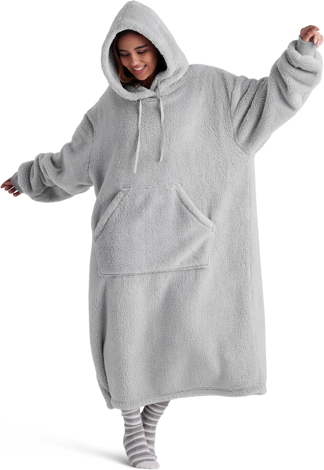 BEDSURE Hoodie-Decke 129×75