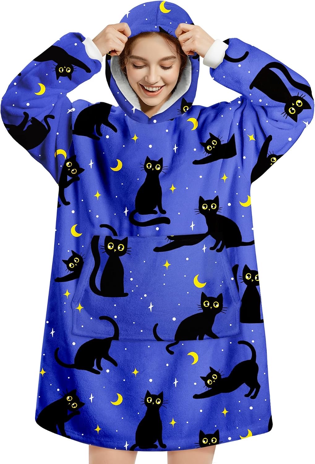 Tragbare Sherpa-Hoodie