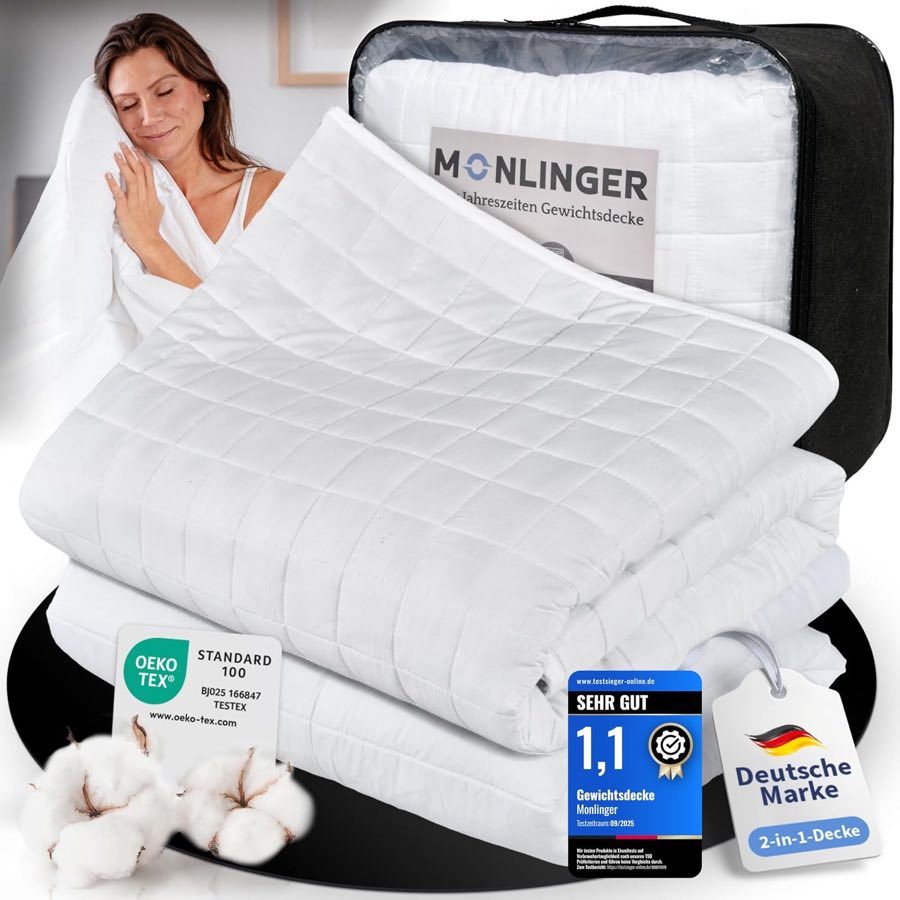 Monlinger Monlinger 2-in-1 Gewichtsdecke