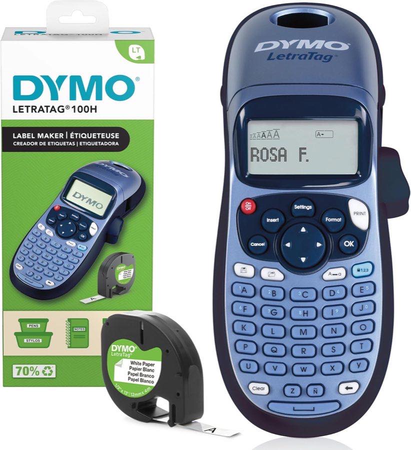 DYMO LetraTag LT-100H, ABC-Tastatur
