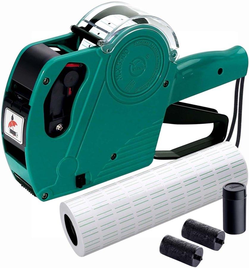KPX MX5500 Preisauszeichner-Pistole, 1-zeilig, 8-stellig, 21 × 12 mm