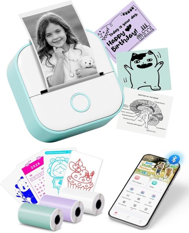 Memoking Memoking T02 Mini-Thermodrucker, Grün