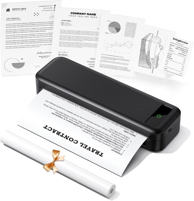 TATTMUSE TATTMUSE Thermodrucker A4, Bluetooth, Schwarz