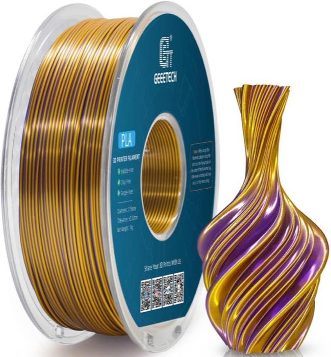 GEEETECH Silk Gold und Lila