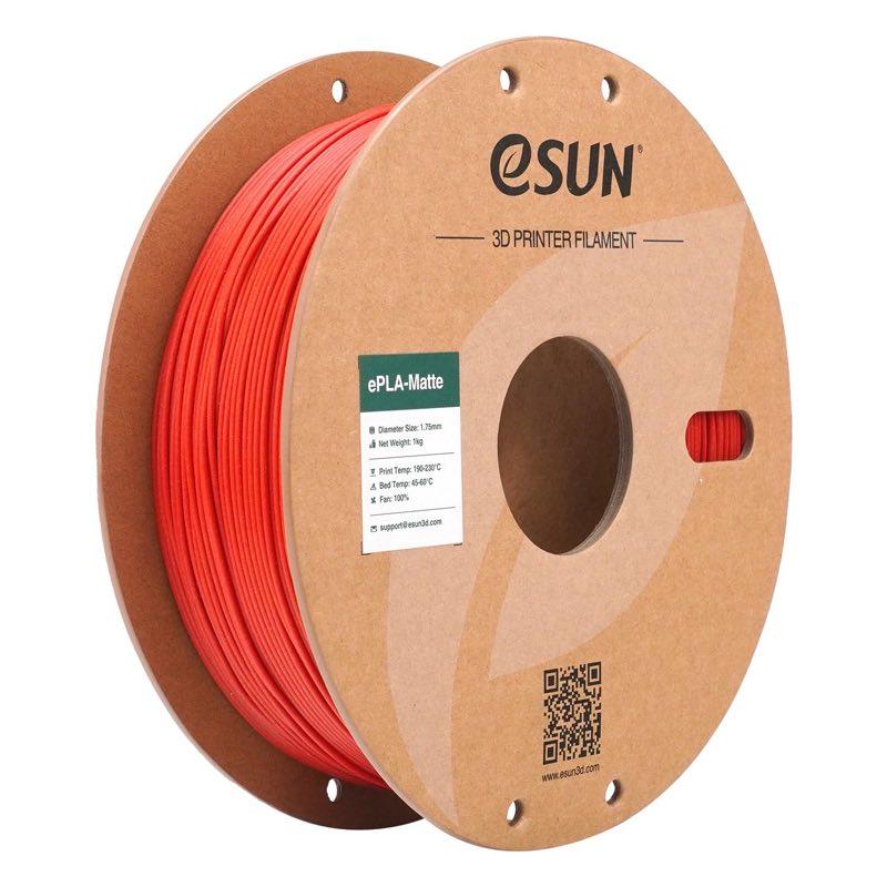eSUN Matte PLA 1,75 mm Feuerrot