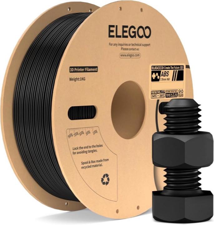 ELEGOO ELEGOO ABS 1,75 mm Schwarz, 1 kg