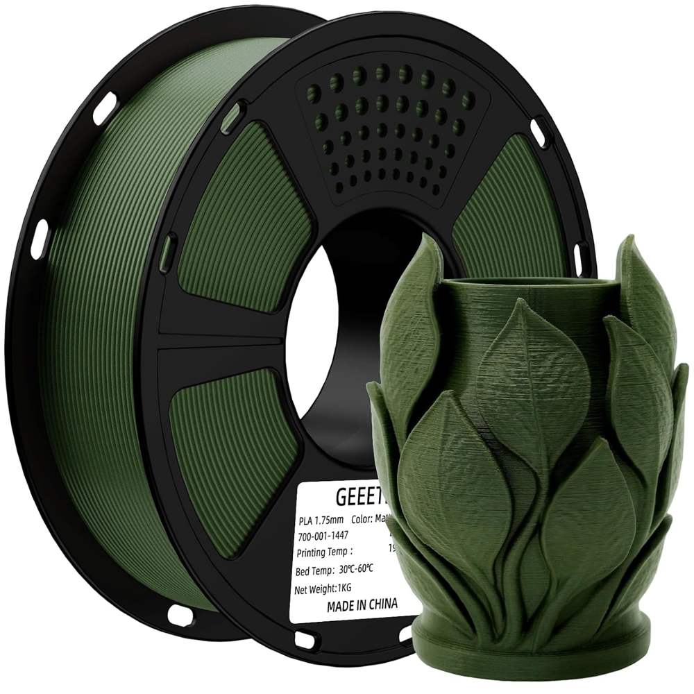 Geeetech Geeetech Matte PLA Olivgrün