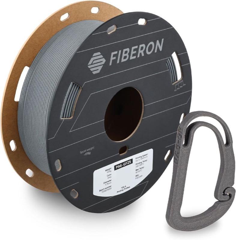 Polymaker Fiberon PA6-GF, grau, 0,5 kg