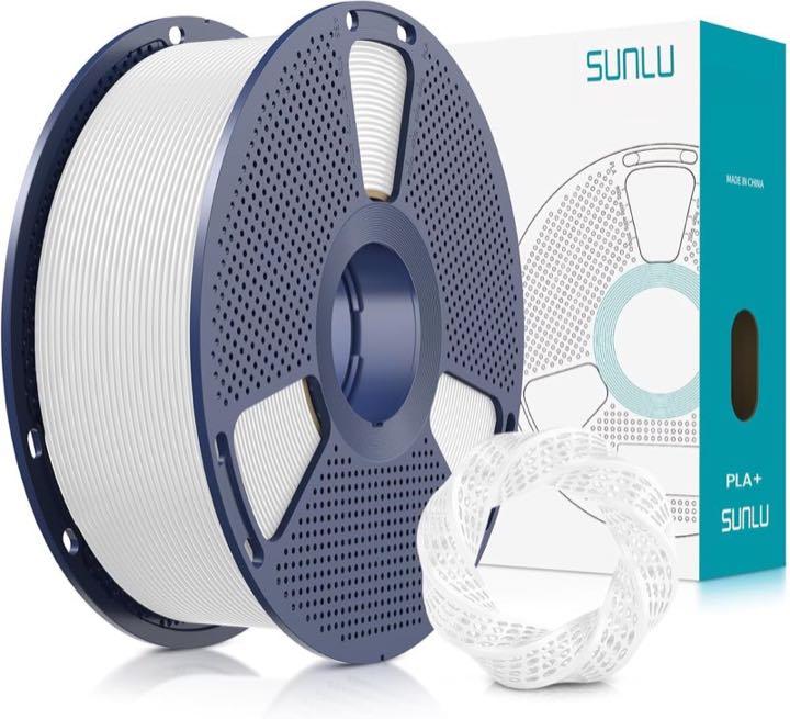 SUNLU PLA+ 1,75 mm Weiß, 1 kg