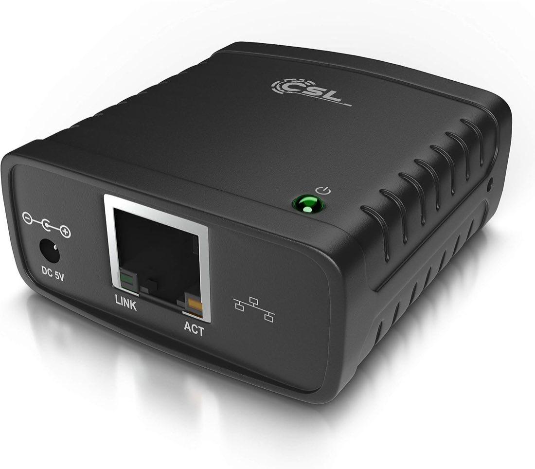 CSL CSL LAN-Printserver USB 2.0, Fast Ethernet
