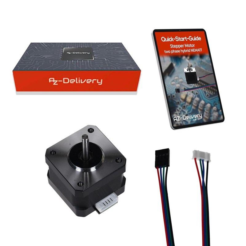 AZDelivery NEMA 17, 42 x 42 x 34 mm, 1 m Kabel