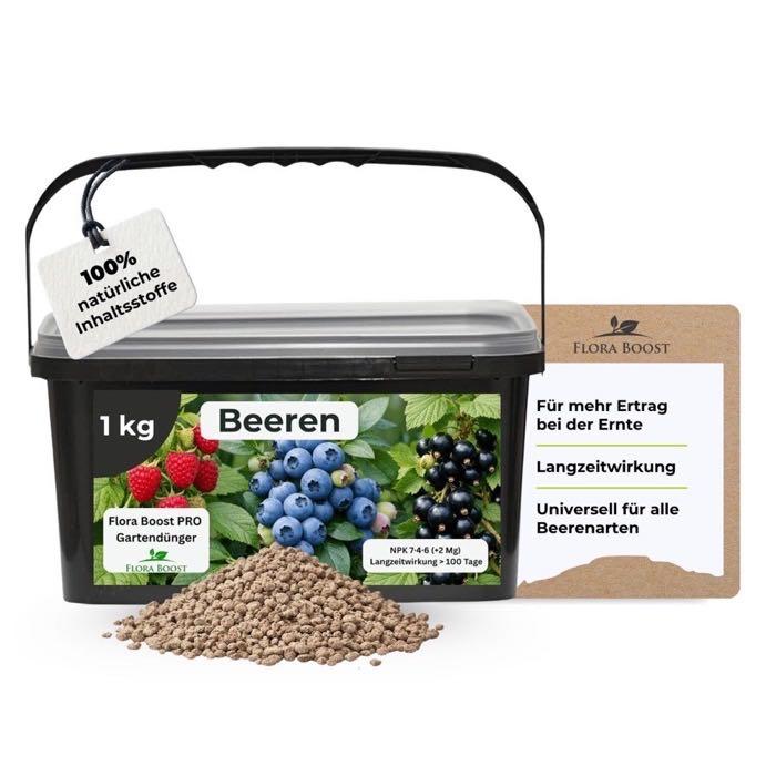 Flora Boost PRO Beeren · NPK 7-4-6 (1 kg)