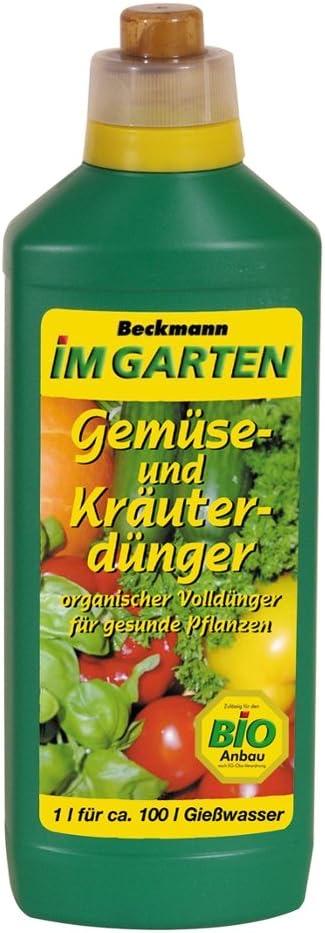 Beckmann Bio-Flüssigdünger · Gemüse und Kräuter