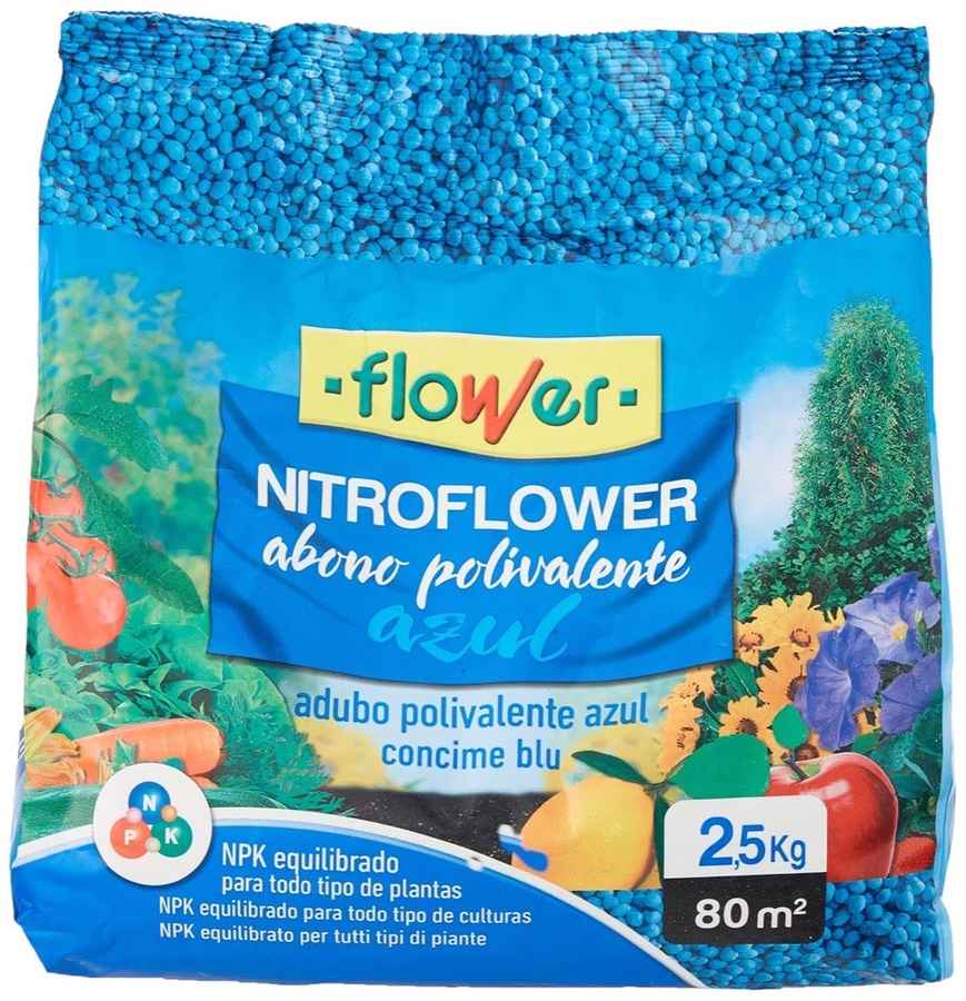 NITROFLOWER Abono Azul · 2,5 kg