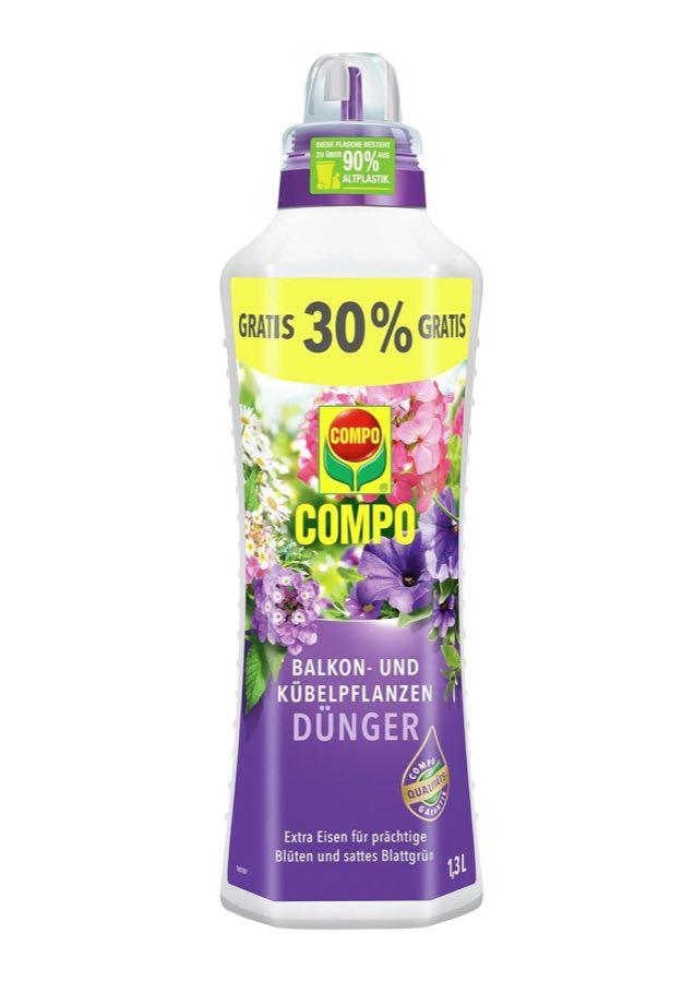 COMPO · Balkon- & Kübelpflanzendünger · 1,3 L